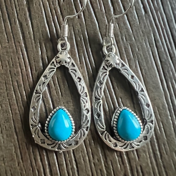 TURQUOISE WOMEN’S EARRINGS - Picture 2 of 8